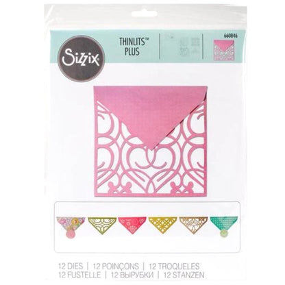 Thinlits Plus Envelope Square Die / Suaje de Corte Sobre Cuadrado Dados de Corte / Suajes / Troqueles Sizzix