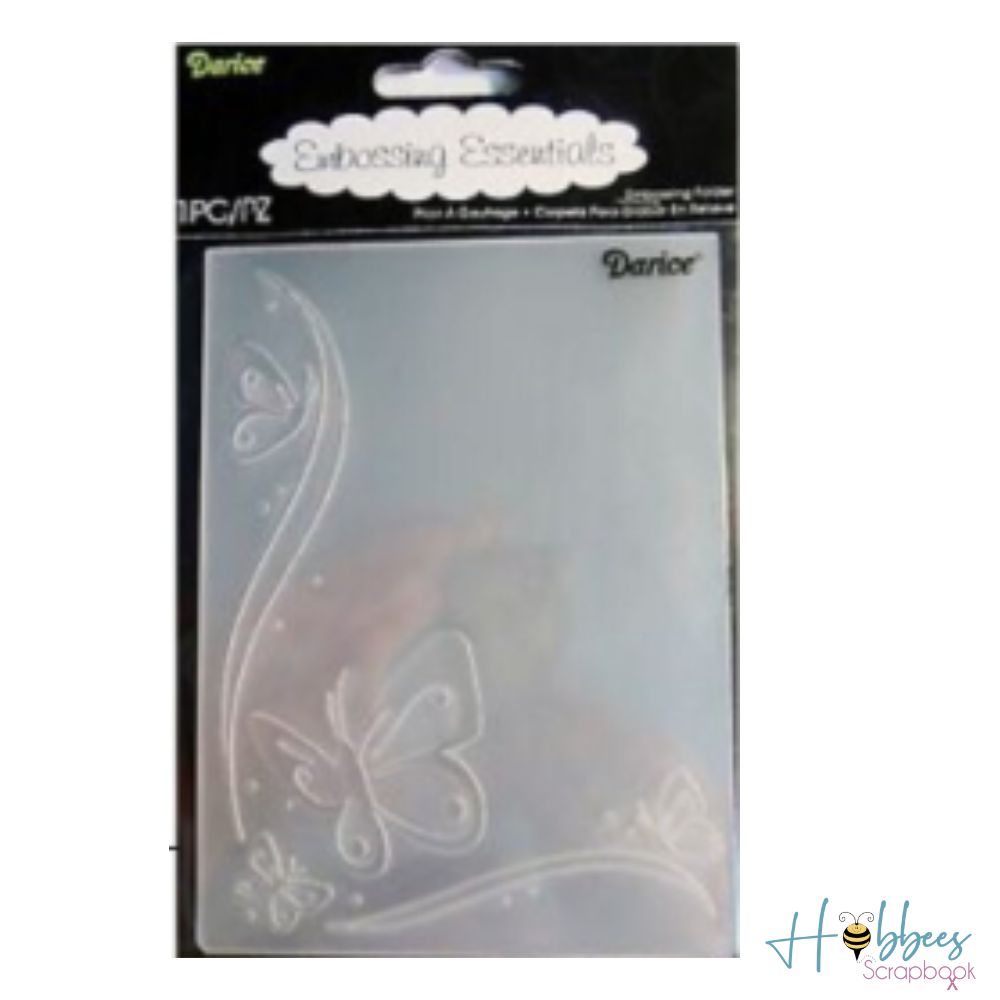 Butterflies in Corner Embossing Folder / Folder de Grabado Mariposas en Esquina Folders de Grabado Darice