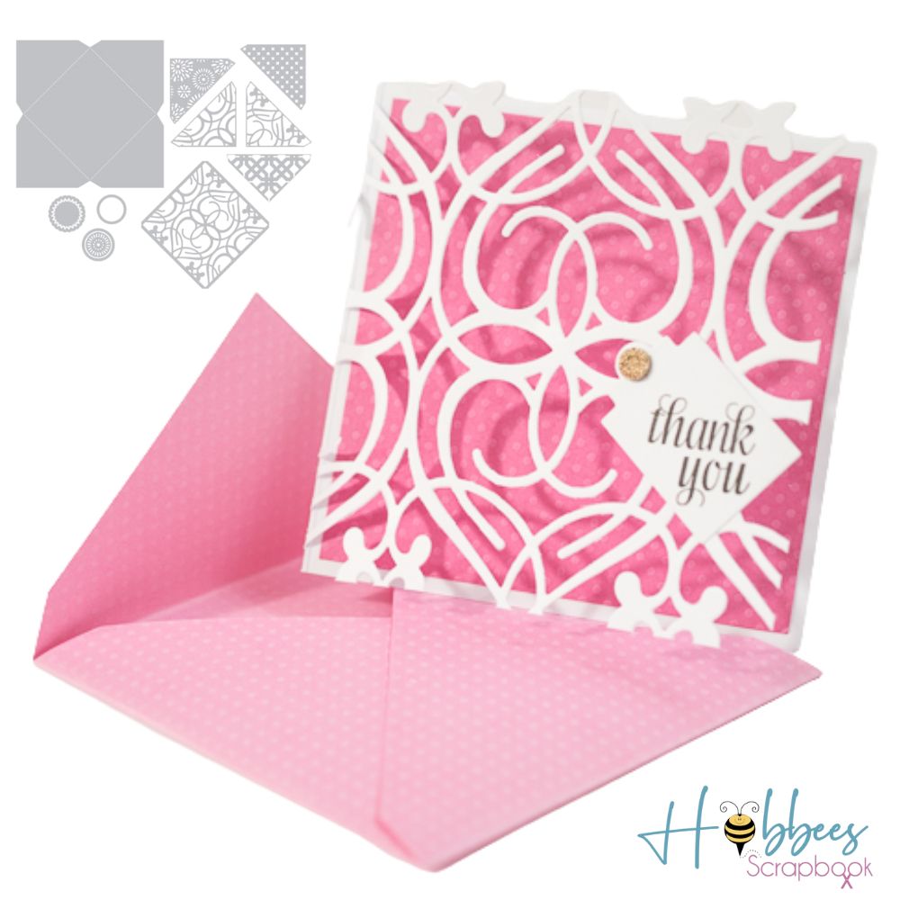 Thinlits Plus Envelope Square Die / Suaje de Corte Sobre Cuadrado Dados de Corte / Suajes / Troqueles Sizzix