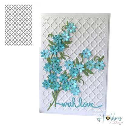 Fancy Lattice / Suaje de Corte de Fondo Decorado Dados de Corte / Suajes / Troqueles Spellbinders