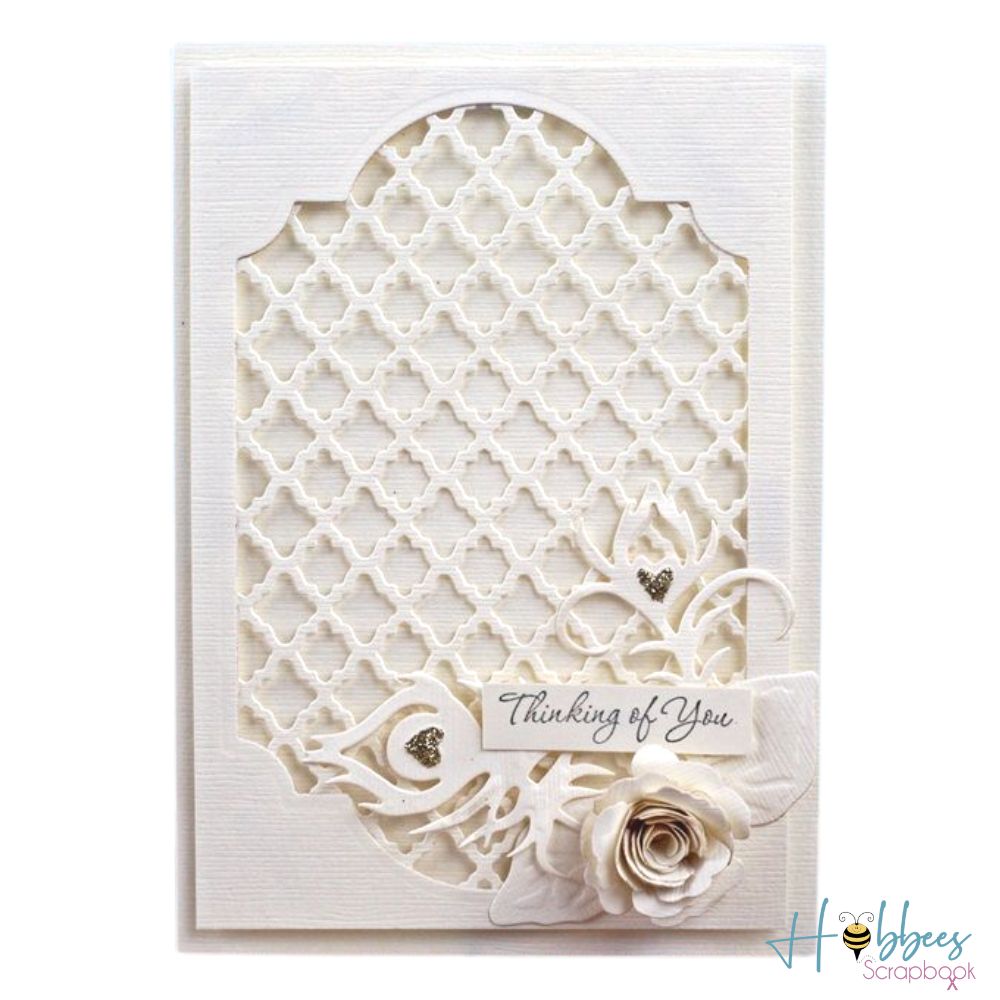 Fancy Lattice / Suaje de Corte de Fondo Decorado Dados de Corte / Suajes / Troqueles Spellbinders