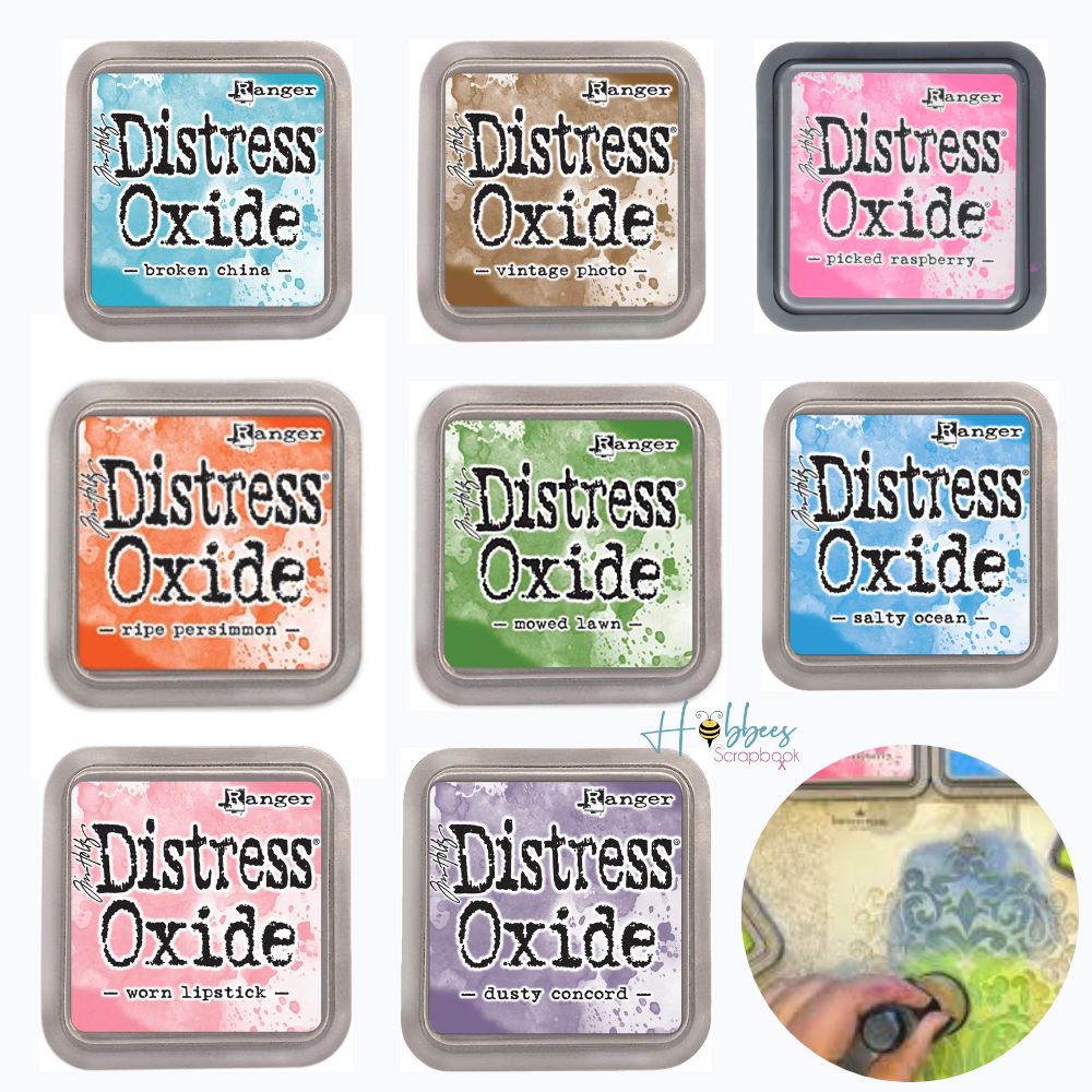 Tim Holtz Oxides Bundle 3 / Paquete de Tintas Efecto Oxidado Tintas Ranger