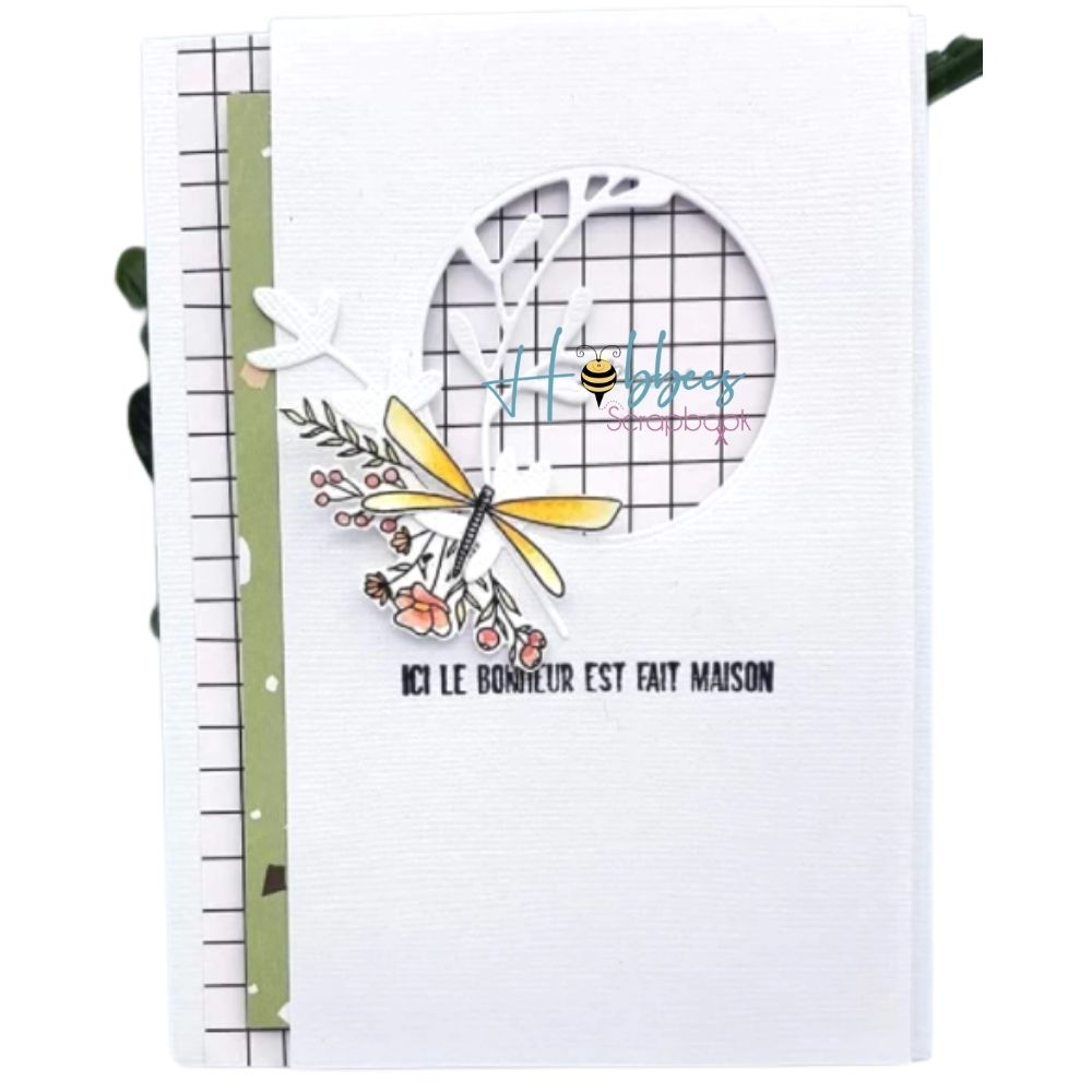 Suajes de Círculos Decorativo con Libelula Dados de Corte / Suajes / Troqueles Hobbees