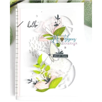 Suajes de Círculos Decorativo con Libelula Dados de Corte / Suajes / Troqueles Hobbees