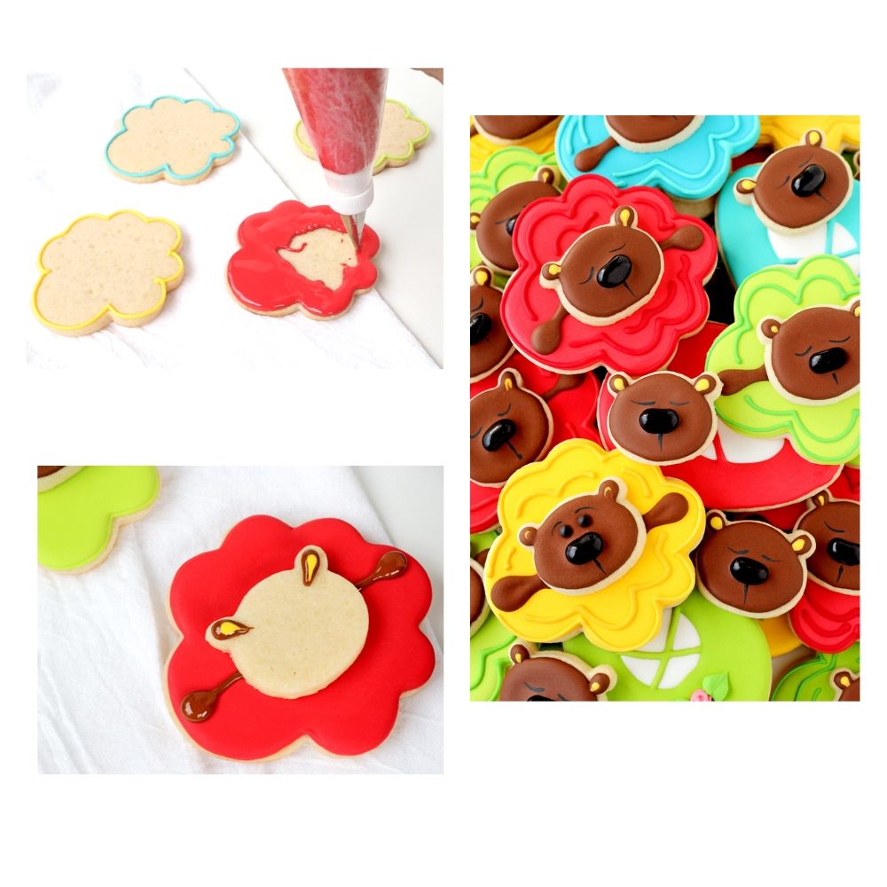 Nested Cookie Cutter Set Flower / 4 Cortadores de Galletas Repostería Sugarbelle