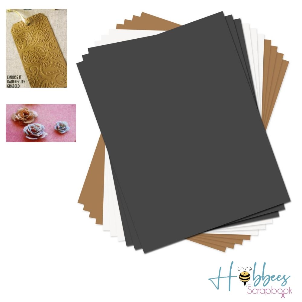 Leather Paper Basics / Hojas de Papel de Cuero Papel Sizzix