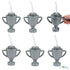 Cups with Lid Trophy / 6 Vasos de Trofeo con Popote Descontinuado Novelty