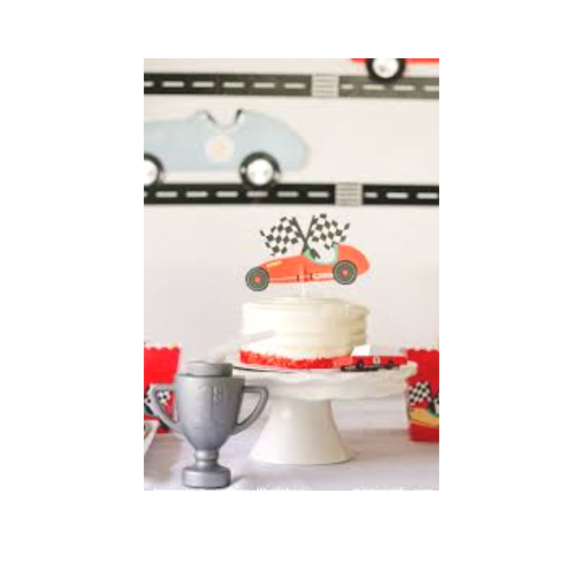 Cups with Lid Trophy / 6 Vasos de Trofeo con Popote Descontinuado Novelty