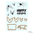 Happy Halloween Dies & Stamps Set / Suajes de Corte y Sellos de Halloween Dados de Corte / Suajes / Troqueles Spellbinders