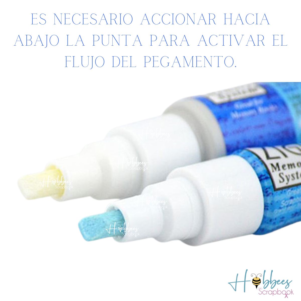 2 Way Glue Chisel Tip  / Marcadores de Pegamento Punta cincel Adhesivos / Pegamentos Zig Memory System