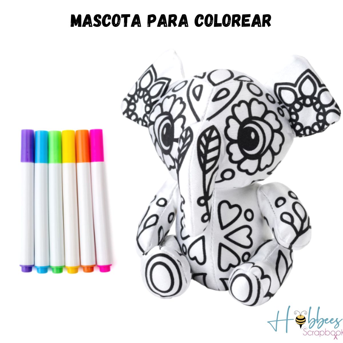 Make it Colorful Elephant / Haz Colorido tu Elefante