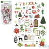 Evergreen &amp; Holly Cardstock Die-Cuts / Recortes Decorativos
