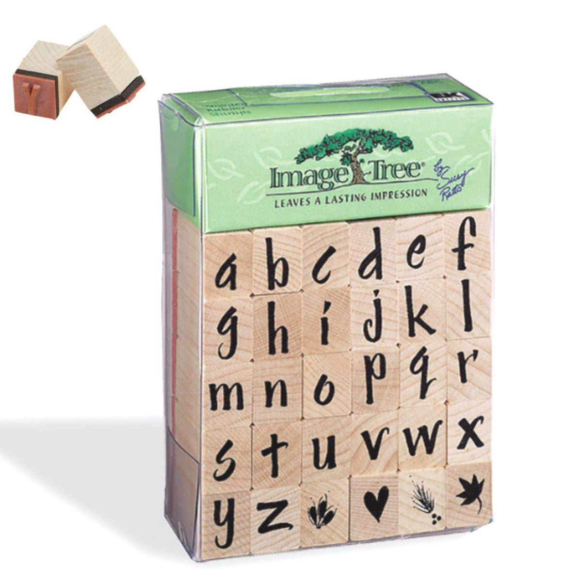 Susy Ratto Brush Letter Alphabet / Sellos de Madera de Alfabeto Sellos Ek Success