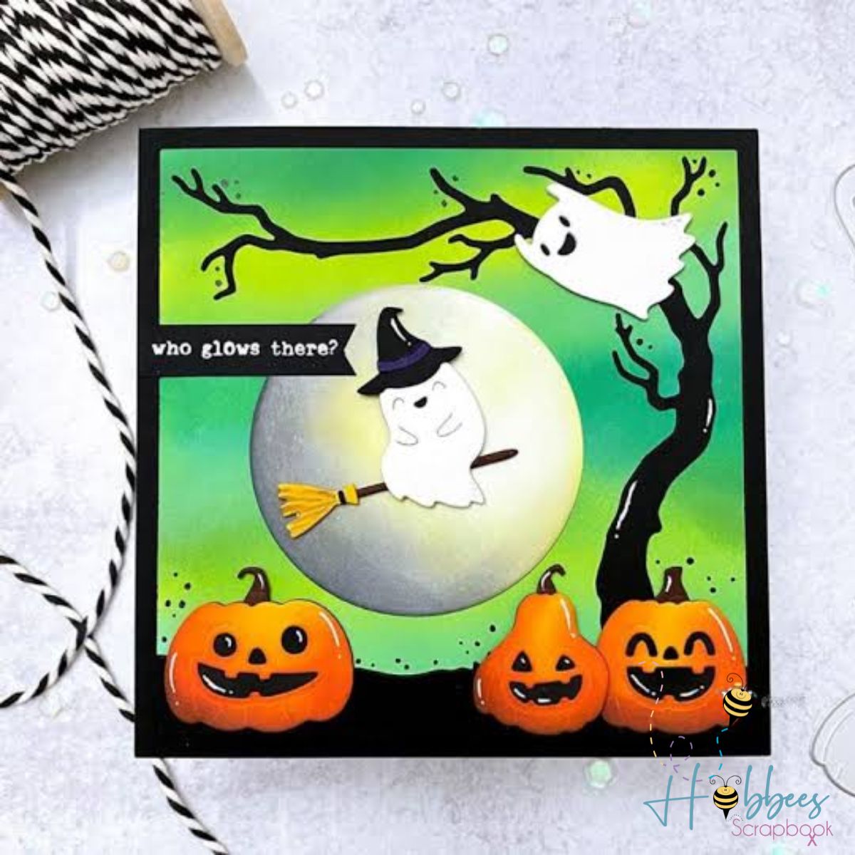 4 Suajes de Calabazas de Halloween Dados de Corte / Suajes / Troqueles Hobbees