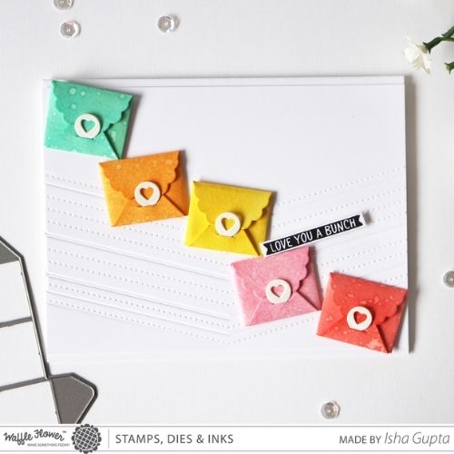 Mini Trifold Notes Dies / Suaje de Sobrecito Mini Dados de Corte / Suajes / Troqueles Waffle Flower