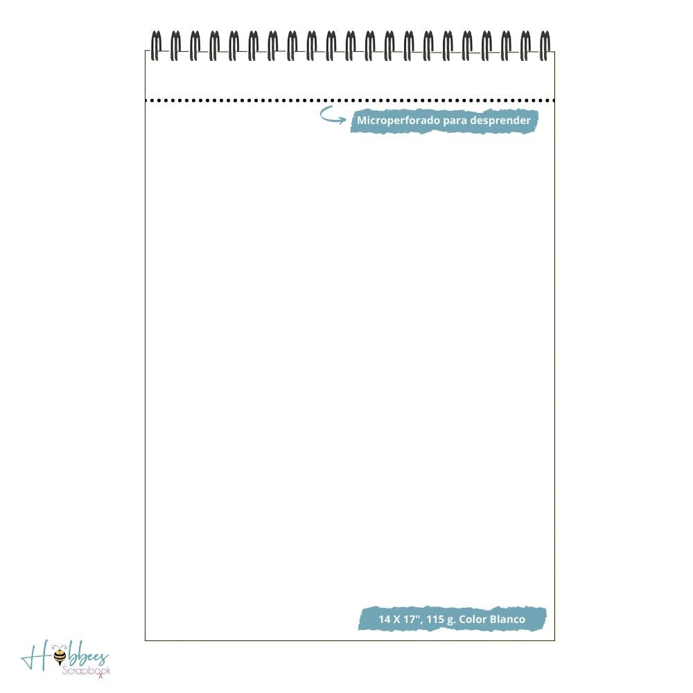 Foundation Drawing Pad 14 x 17" / Block de Dibujo Blanco Descontinuado Canson