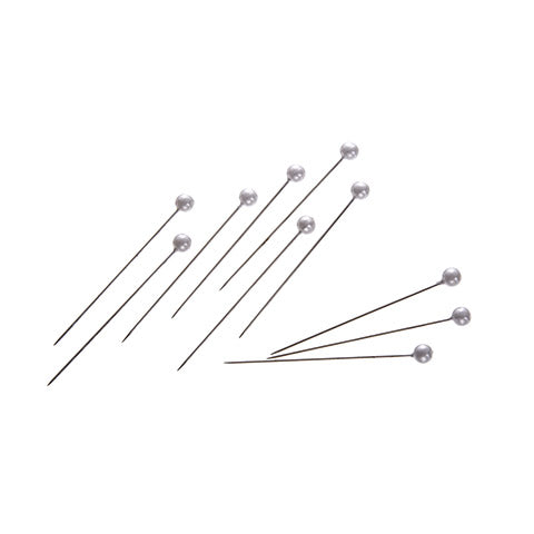 Floral Pins / Alfileres con Cabeza de Perla 5 cm Descontinuado Darice