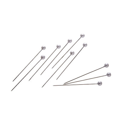 Floral Pins / Alfileres con Cabeza de Perla 5 cm Descontinuado Darice