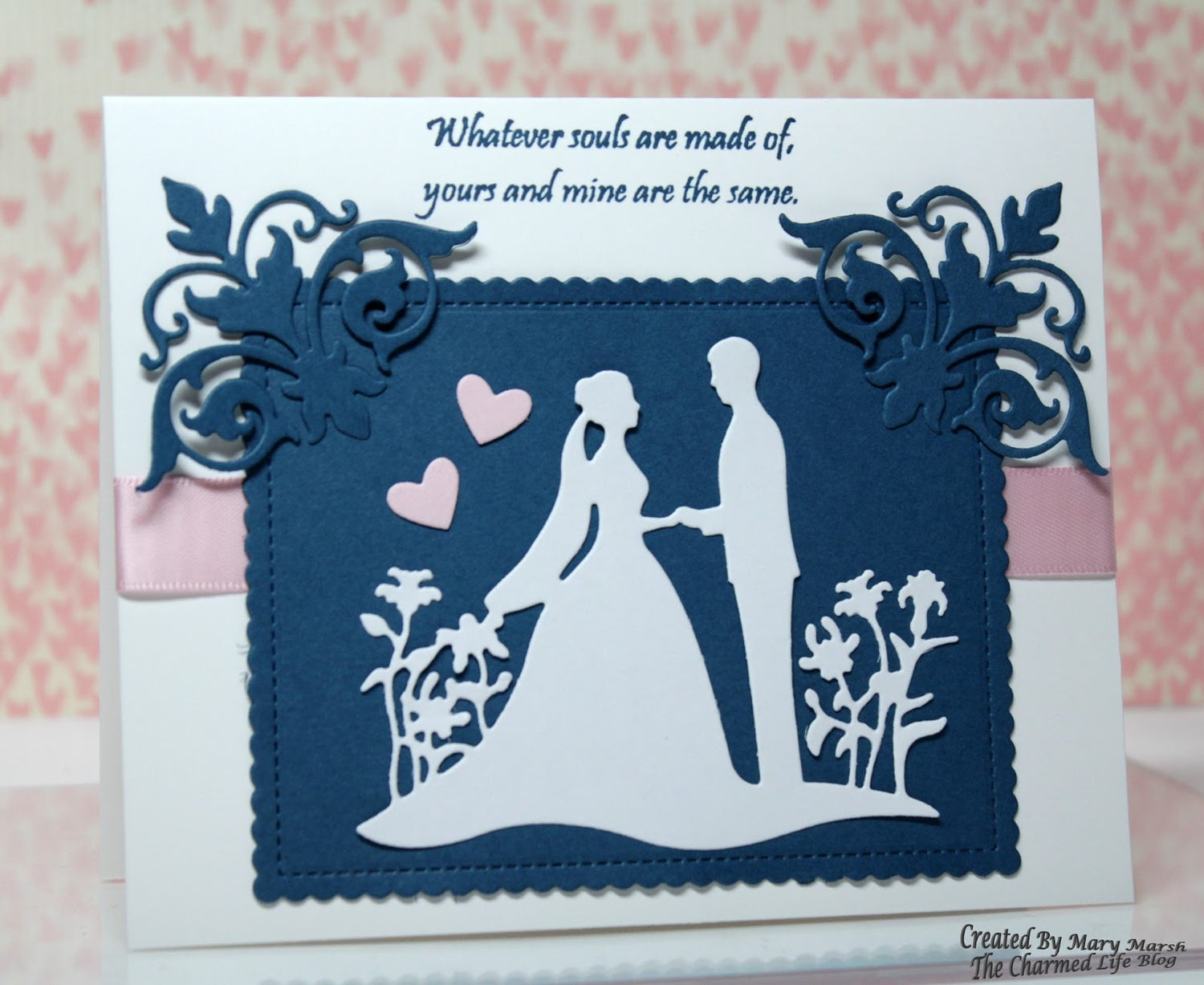 Garden Bride &amp; Groom Die /  Suaje de Novios en Jardín Descontinuado Cottage Cutz