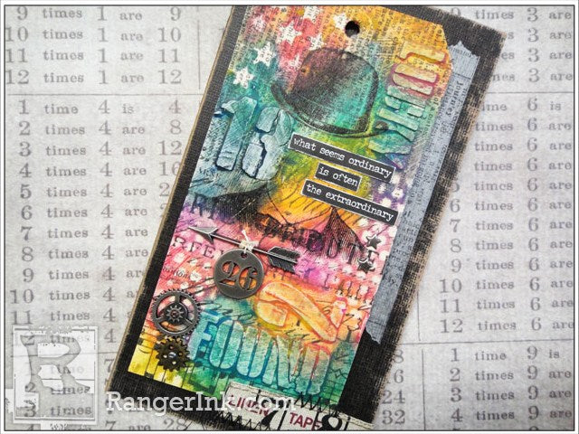Tim Holtz Distress Crayons Metallics / Crayones Reactivos al Agua Set Metálicos Colores y Plumones Ranger