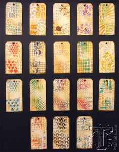 Tim Holtz Crayons Water-Reactive Pigments Set 