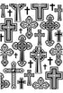 Crosses Embossing / Folder de Grabado Cruces Descontinuado Darice