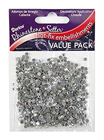 Crystal Hot-Fix Glass Stones 3mm  / Cristales con Pegamento al calor Descontinuado Darice