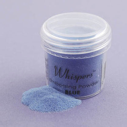 Whispers Opaque Baby Blue Embossing Powder / Polvo de Relieve Azul Pastel Polvos de Embossing Darice