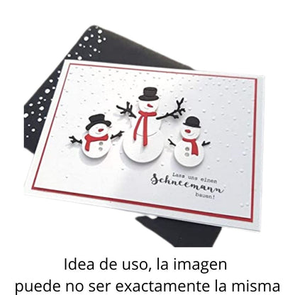 Suaje de Muñeco de Nieve 