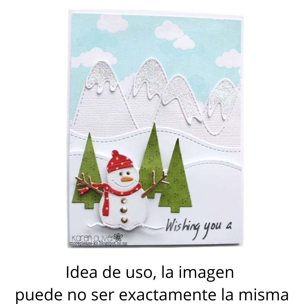 Suaje de Muñeco de Nieve 