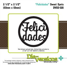 Suaje de Corte Felicidades Descontinuado Die-versions