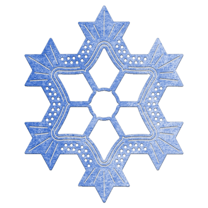 Snowflake 4 Die / Suaje de Copo de Nieve Descontinuado Cheery Lynn Designs