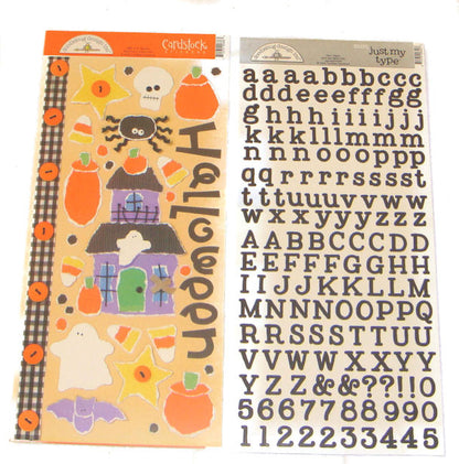 Cardstock Stickers Holidays / Calcomanías de Festividades Stickers Doodlebug