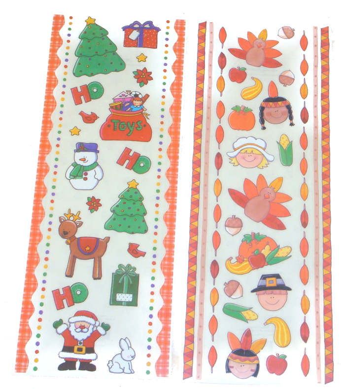 Cardstock Stickers Holidays / Calcomanías de Festividades Stickers Doodlebug