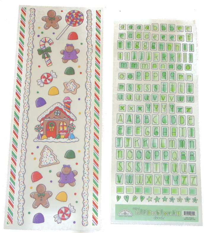 Cardstock Stickers Holidays / Calcomanías de Festividades Stickers Doodlebug