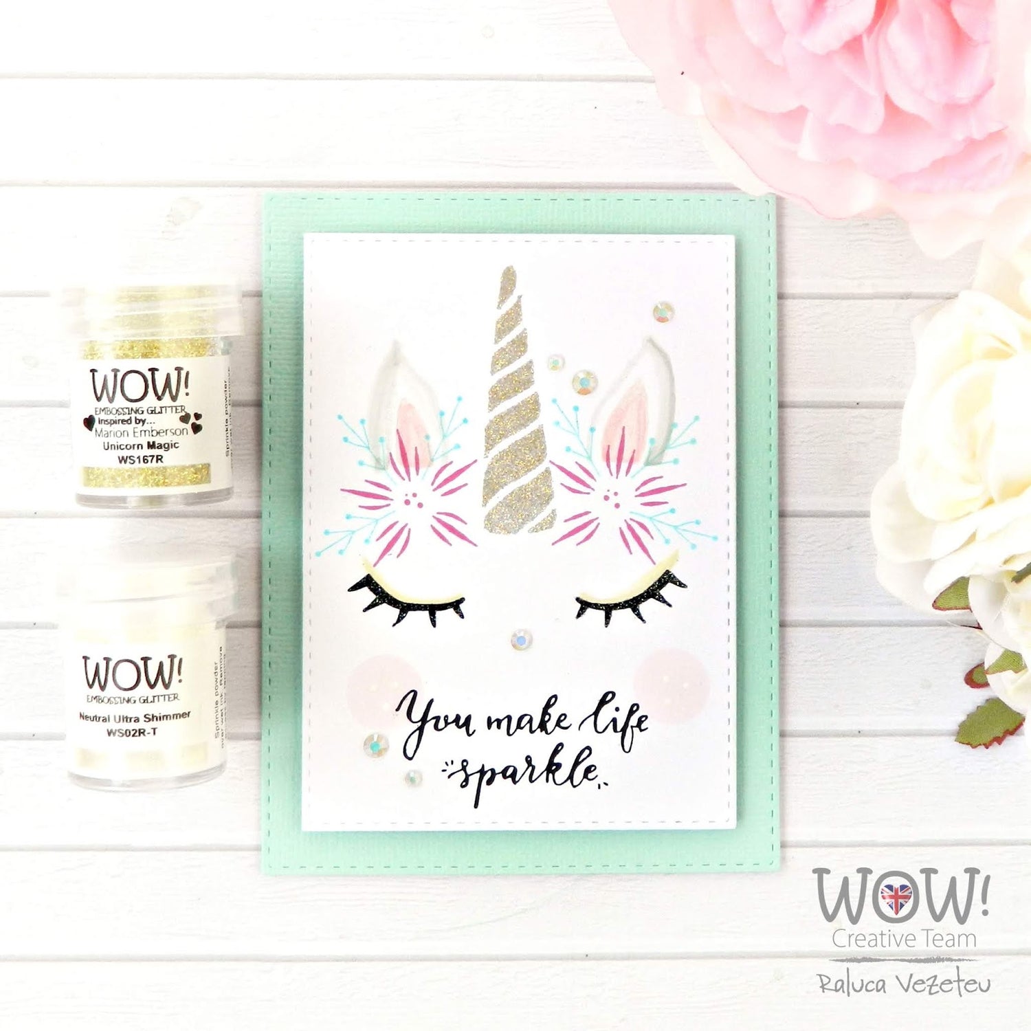 Unicorn Magic Embossing Powder / Polvo de Embossing Unicornio Descontinuado Wow!