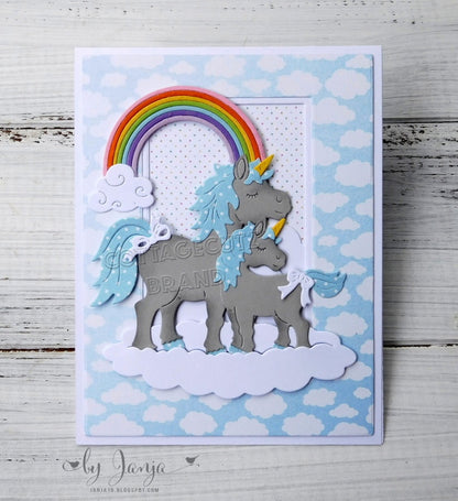 Sweet Unicorns Dies / Suajes de Unicornios Descontinuado Cottage Cutz