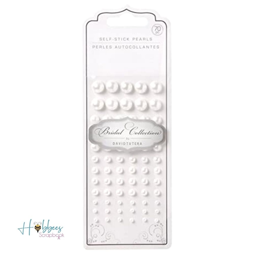 Self Stick White Pearls / Piedritas Adhesivas Blanco Perla Descontinuado David Tutera