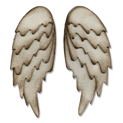 Bigz L Die Feathered Wings /  Suaje de Alas de Angel Descontinuado Sizzix