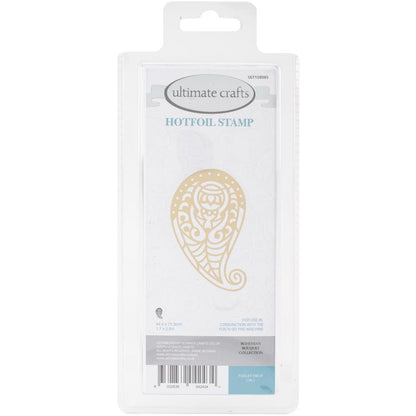Hotfoil Stamp Paisley Drop / Placa para Foil Cachemir Descontinuado Ultimate Crafts