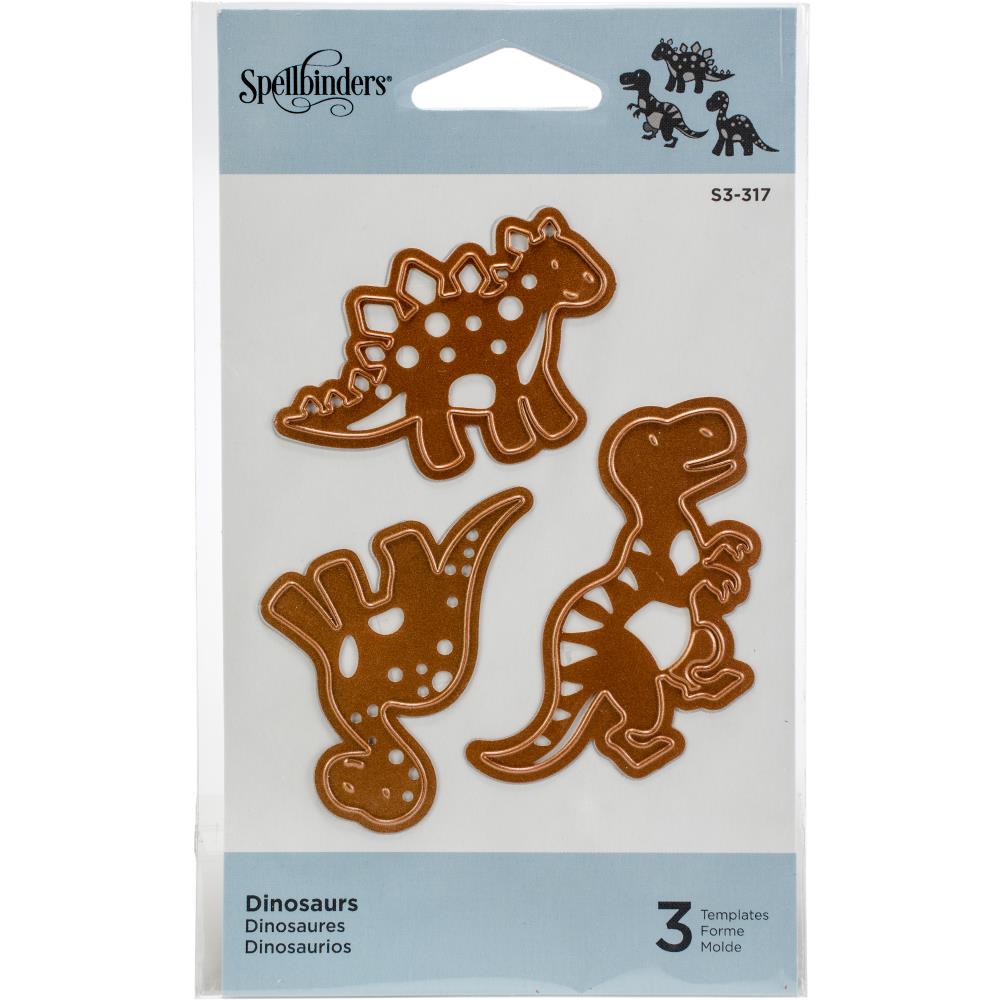 Shapeabilities Dinosaurs Dies / Suajes de Corte de Dinosaurios Descontinuado Spellbinders
