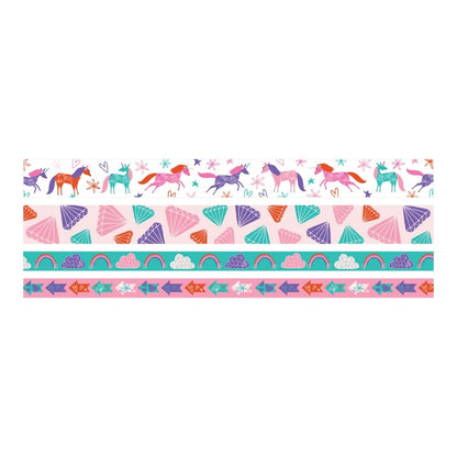 Washi Tape Unicorn / 4 Cintas Adhesivas Unicornios Washi Tape We R Memory Keepers