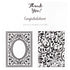 Congratulations Embossing Folder / Folder de Grabado y Sellos Felicitaciones Descontinuado American Crafts