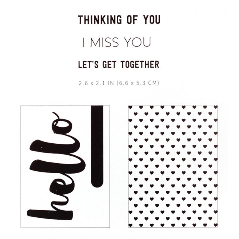 Hello Embossing Folder / Folder de Grabado y Sellos Hola Descontinuado American Crafts