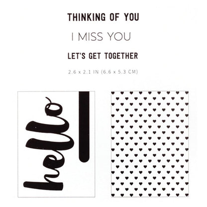 Hello Embossing Folder / Folder de Grabado y Sellos Hola Descontinuado American Crafts