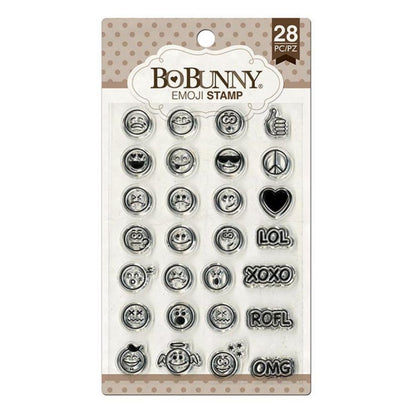 Emoji Stamps / Sellos de Polímero de Caritas Descontinuado BoBunny
