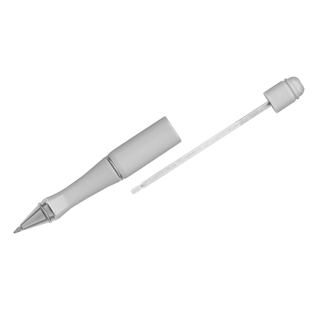 Beadable Pens Silver / Plumas Personalizables con Cuentas Descontinuado Darice