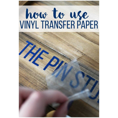 Transfer Film Roll / Rollo de Papel para Transferir Vinil Adhesivo Descontinuado American Crafts