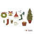 Thinlits Die Set Festive Things / Suajes de Navidad Dados de Corte / Suajes / Troqueles Sizzix