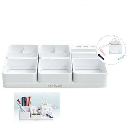 Foil Quill Storage &amp; USB Caddy / Base para USB y Organizador Almacenamiento y Organización We R Memory Keepers